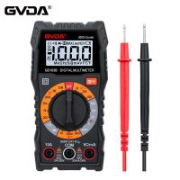 GVDA Digital Multimeter DMM Voltmeter True RMS AC DC Ohm Voltage Meter Resistance Tester 2000 Counts Multitester Diode Tester Electrical Trade Tools T