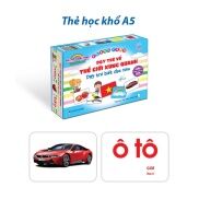 Bộ thẻ học thông minh flash card dạy bé nhận biết thế giới xung quanh