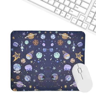 （A LOVABLE） Vintage Moon StarPad NordicMouse Pad ForLaptop Wrist Rest Table Mat Desk SetSupplies Room Decor