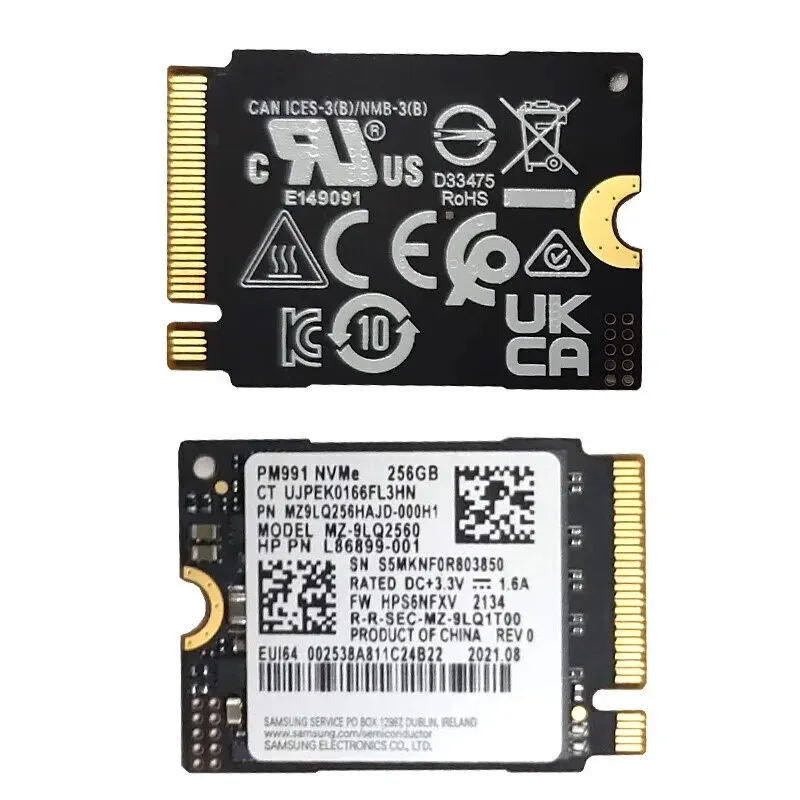 Samsung PM991A 1TB 512GB 2230 Internal SSD, For Microsoft surface