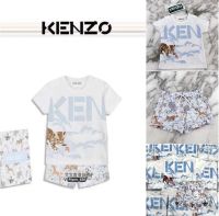 ชุดแซทลูกชายเท่ๆๆ เสื้อ+กางเกง ลาย Kenzo สีขาวลายน่ารักมากผ้าเนื้อดีใส่แล้วนิ่มสบายมีหลายไซส์ให้เลือก