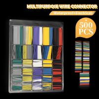 500/700Pcs Heat Shrink Tube Kit Shrinking Assorted Polyolefin Insulation Sleeving Heat Shrink Tubing Wire Cable Cable Management