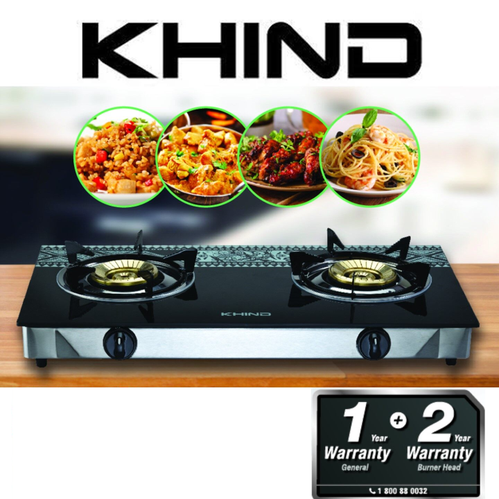 KHIND GLASS TOP GAS COOKER GCG6311 Lazada