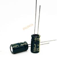 【CW】 30pcs/lot 25V 100UF 6x12 Frequency Low Impedance Aluminum Electrolytic Capacitor 100uf 25v 20