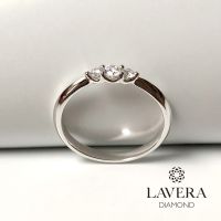 LAVERA Diamond - White Gold Diamond Ring  แหวนประดับเพชร ทองขาว