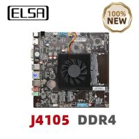 J4105 ELSA เมนบอร์ด Mini ITX CPU ในตัวหน่วยความจำ DDR4 CPU เมนบอร์ดรวมกับใหม่เอี่ยม LVDS พัดลมไร้เสียงในตัว