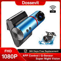 Dossevit กล้องรถชน1080P HD การมองเห็นได้ในเวลากลางคืน Mini Wifi Car Dash Board กล้องคู่แอนดรอยด์24H ที่จอดรถอุปกรณ์บันทึกสัญญาณ