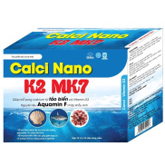 Viên uống CALCI NANO K2 MK7 - bổ sung Canxi D3 MK7 giảm nguy cơ loãng xương