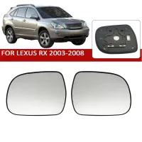 Door Wing Side Mirror Glass Heated with Backing Plate for Lexus RX 2003 - 2008 Toyota Hilux 2005 - 2010