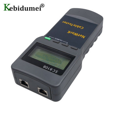 Portable LCD Display SC8108 Network Tester Meter RJ45 Cat5e Cat6 UTP Unshield LAN Cable Tester RJ11 Phone Cable Meter