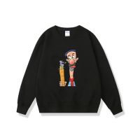 Frenchman with Mouse Baguette and Cheese Manga Graphic Sweatshirt Men Hip Hop Loose Pullover Mens Casual Cute Sweatshirts Size XS-4XL