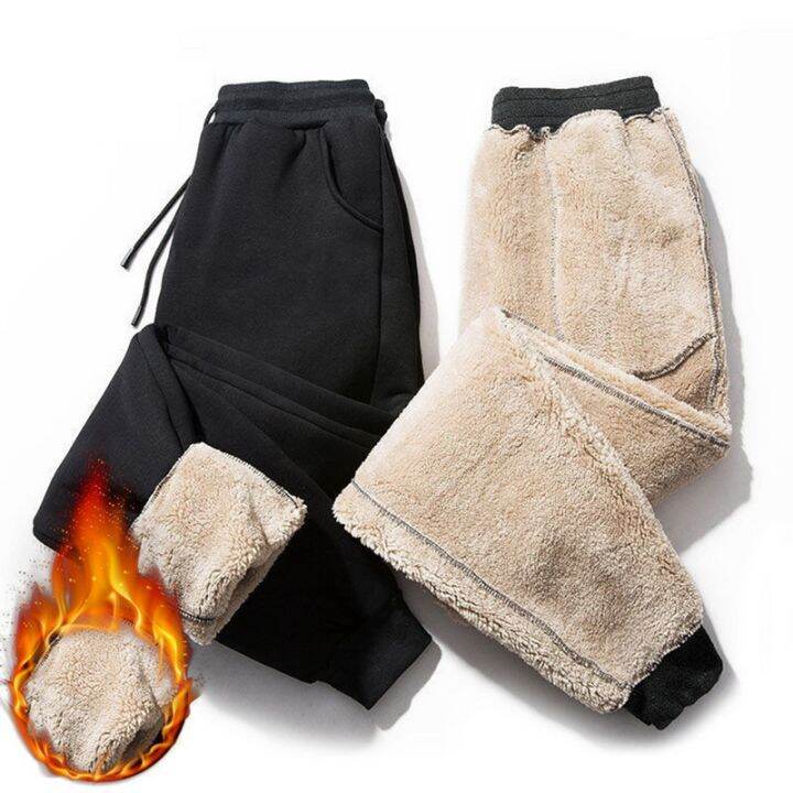 Thick warm sweatpants hot sale