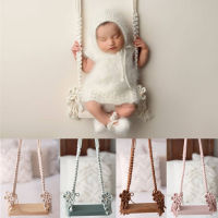 ทารกแรกเกิดการถ่ายภาพ Props Baby Studio ถ่ายภาพ Posing Swing ปลอดภัยไม้ทารกแรกเกิด Swing Photo พื้นหลัง Accessories