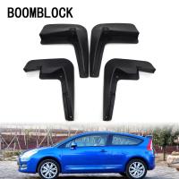 หลอดไฟเลี้ยว Mudguards สำหรับ2004 2005 2006 2007 2008 2009 2010 Citroen C4 Hatchback อุปกรณ์เสริม Mudflap กันชน