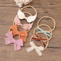 【YF】 1 Pcs Baby Girl Infant Hair Accessory Clothes Newborn Headwrap Toddler Cover Cute Headwear Bowknot Princess Headband Band