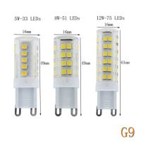 E14 G9 G4ขนาดเล็ก5W 8W 12W เซรามิกหลอด Led ข้าวโพดหลอดแคปซูลไฟคริสตัลหลอดไฟสีขาวโคมระย้าฮาโลเจนไฟ220V สำหรับบ้าน