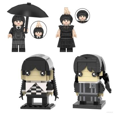 Wednesday Addams Minifigure Building Blocks Gift For Kids Home Decor Model Dolls Toys For Kids Collections