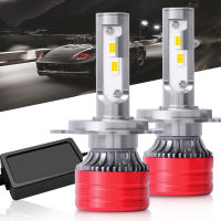 2PCS Super Bright CSP LED Chip H7 H11 H4 9005 HB3 9006 HB4 Car Headlight Bulbs100W 30000LM 6500K Fog Lamp LED Car Headlamp Light