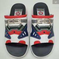 รองเท้าแตะสไตล์เทวิน พื้นหนา ยี่ห้อ TAYWAN รุ่น C&amp;F 118 สีแดง SIZE 40-45