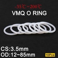 【hot】 10pc VMQ Silicone O Gasket 3.5mm 12  85mm Food Grade  silicone rings o-rings rubber ring gaskets