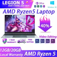 คอมเล่นเกมถูกๆ 2022 new LEGION 5 notebook store AMD ryzen 5 RAM 12G/20GB 512GB SSD คอมครบชุด แรงๆ 16gb ขึ้นไป คอมครบชุดเล่นgta v โน๊ตบุ๊คมือ1แท้ computer windows 10 คอมผ่อนชำระ
