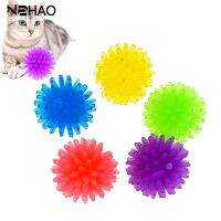 10pcs Hedgehog Colorful Stretch Plastic Interactive Soft Spiky Supplies