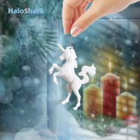 【CW】 4pcs Boutique Artificial Unicorn Christmas Tree Decoration Model Cartoon Anime Characters Cake Home Decoration Navidad Gift Doll