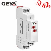 Geya รีเลย์ Grt8-A ตรงเวลา12V 24V 230V รีเลย์ตั้งเวลารีเลย์ประเภทรางดินมีใบรับรอง Ce Cb