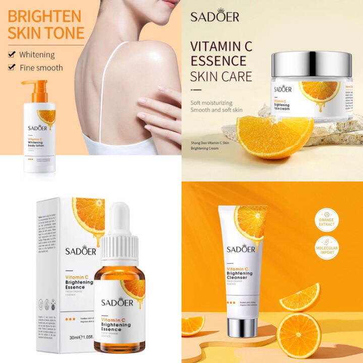 Sadoer Presented New 4in1( Vitamin C Cream)(Vitamim C Face Wash ...