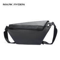 MARK RYDEN NEW Urban Functional Style Sling Bag กระเป๋าคาดหน้าอกกันน้ำความจุขนาดใหญ่สำหรับผู้ชาย