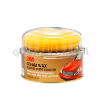 3M ผลิตภัณฑ์แว๊กซ์เคลือบเงาสีรถ Cream Wax Gloss NShine Bosster ขนาด 220 กรัม