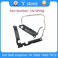 Y Store Original 0PV0JJ PV0JJ แล็ปท็อปลำโพงในตัวสำหรับ Inspiron 14 7000 7460 7472ลำโพงแตรซ้ายและขวาในตัว