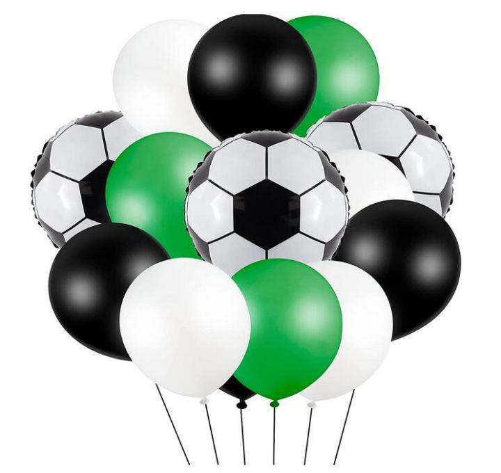 Green Black and White Balloons, 60 PCS Green and Black Balloons Set with  Green Black White