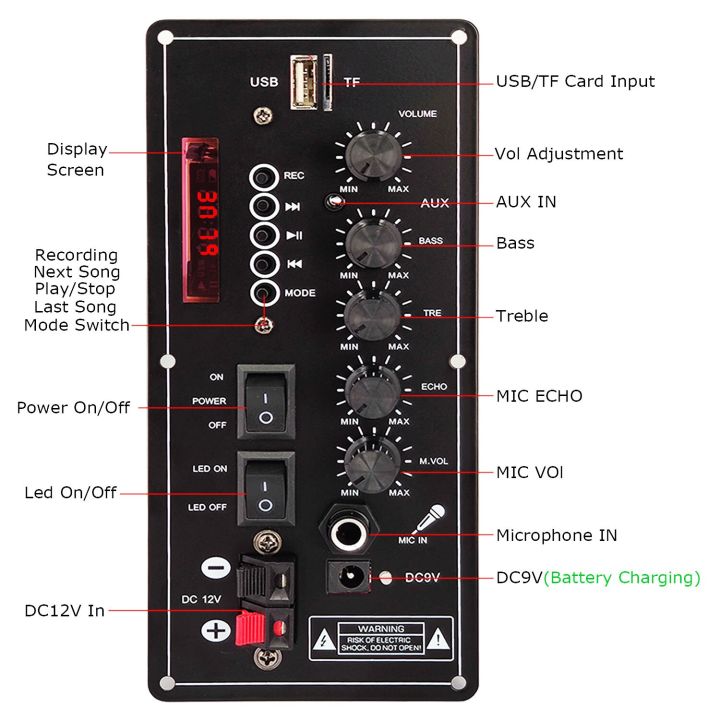 บอร์ดเครื่องขยายเสียง7-4v-บอร์ดลำโพง40w-ทรงสี่เหลี่ยมรองรับบลูทูธ-aux-เสียงแหลมเบสการบันทึก-u-disk-เครื่องเสียงบ้าน-diy