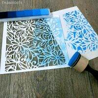 ✹▼ Flower Lace Theme Hollow Ruler Stencils for DIY Drawing Mold Graffiti Painting Decorative Reusable Templates 14x14cm