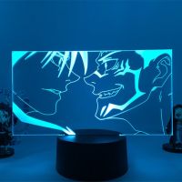 2021 New LED Night Light Anime Jujutsu Kaisen Gojo Satoru Model Design Lamp Anime Lovers Bedroom Decoration Birthday Gifts