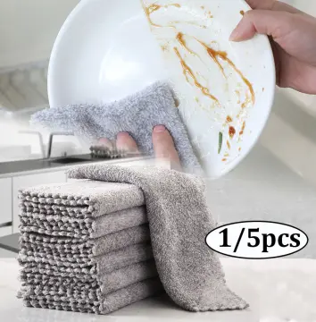 2/3/5PCS/Set Cotton Gauze Cleaning Cloth Rag Absorbent Washing
