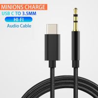 Usb Type C To 3.5mm Aux Audio Cable Headset Speaker Headphone Jack Adapter Car Aux for Samsung S20 Plus Note 20 S21 Ultra Tab S7 Cables