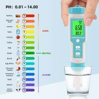 [;] ใหม่7ใน1 PH/TDS/EC/ORP/ความเค็ม/S. G/เครื่องวัดอุณหภูมิ C-600ตัวทดสอบคุณภาพน้ำสำหรับดื่มพิพิธภัณฑ์สัตว์น้ำเครื่องวัดค่า PH