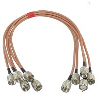 RG400 Double UHF PL259 Male Plug to PL259 Male Plug Crimp Connector RF Pigtail Coax Jumper Cable Wire terminals 6inch~10FT Electrical Connectors