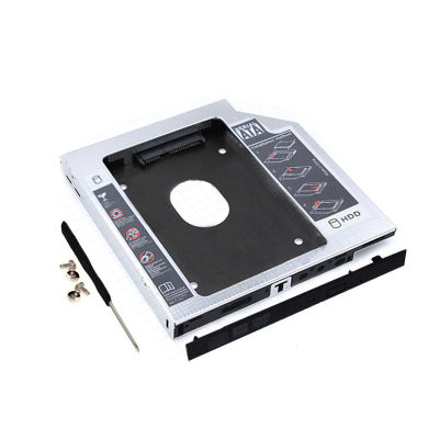 2nd Hdd Caddy SSD SATA 3.0 2.5 Hard Disk Enclosure Adapter 9.5mm 12.7mm Caddy Case For Laptop CD-ROM DVD-ROM Optical Bay