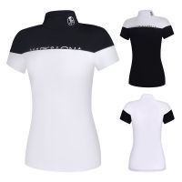 New Golf Ladies Summer Short-Sleeved Sports Quick-Drying Wicking Breathable Stretchy Fashion Outdoor Womens Jersey Women T2306GOLF