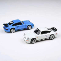 Para 1:64 Model Car RUF 1987 CTR-1 911 &amp; 2012 CTR-3 Clubsport 997 Alloy Die-Cast Vehicle-Blue &amp; White