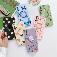 เคสป้องกันที่วางแหวนแม่เหล็ก,Redmi9T ฝาครอบด้านหลังซิลิโคน TPU นิ่มลายดอกไม้9 T 2021เคสตุ้งติ้งโทรศัพท์สำหรับ Xiaomi Redmi