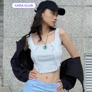 CARA Áo Croptop Nữ Sano dáng corset hai dây bản to cá tính năng động