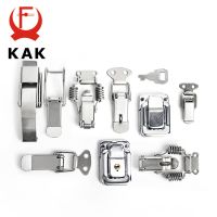 KAK Cabinet Boxes Spring Loaded Latch Catch Toggle Hasp Mild Steel Hasp For Sliding Door Simple Window Hardware Tool Box Lock Door Hardware Locks