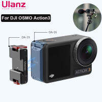 Ulanzi Magnetic Cold Shoe Mount สำหรับ DJI OSMO Action3กล้องขยายผู้ถือรองเท้าเย็น Mic Video Light DJI แบตเตอรี่ชุดอุปกรณ์เสริม