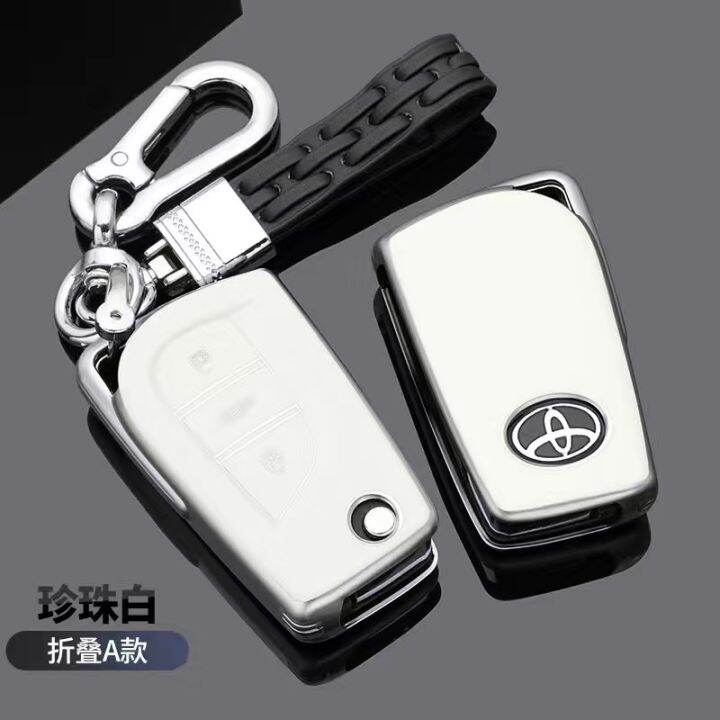 ychic-tpu-pc-toyota-corolla-key-key-pendant-ที่ใส่กุญแจ-พวงกุญแจโลหะ-เคส-keyfob-สำหรับ-toyota-corolla-ralink-camry-chrr-rav4-izoa