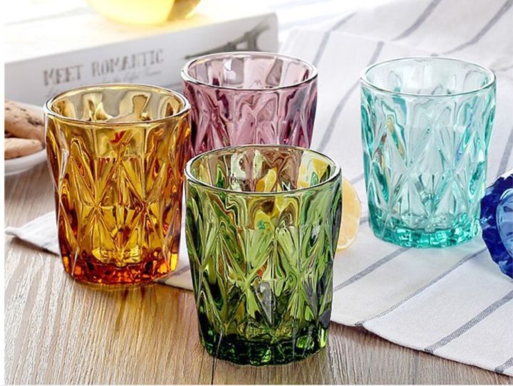 orzer-แก้วน้ำ-เซ็ต-4-สี-diamond-collection-drinking-glass-set-of-4