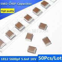 ☁☂☑ 50 sztuk 1812 5600pF 5.6nF 1000 V 1KV 10 grubej folii Chip wielowarstwowy kondensator ceramiczny